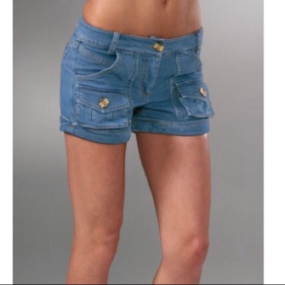 Mike & Chris Ritter Denim Cargo Shorts - 10 but more like an 8 - Picture 2 of 6